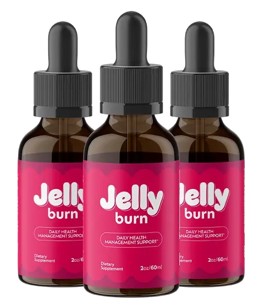 JellyBurn liquid drops for metabolism support and fat burning